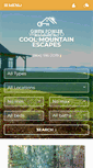 Mobile Screenshot of coolmountainescapes.com